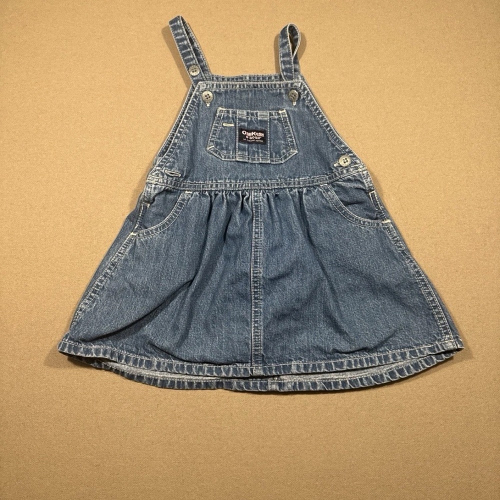 OshKosh B'gosh Girls' Denim Overall Skirt - Blue 24 months